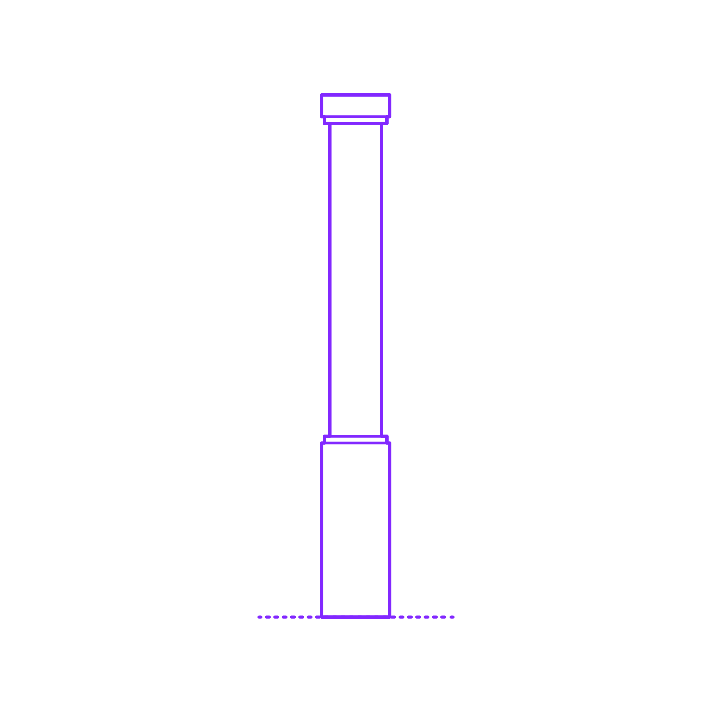 Buildings Newels Stair Posts Craftsman Plain Simple Line Art Svg Free Vectors